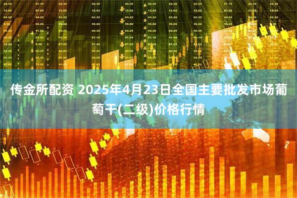 传金所配资 2025年4月23日全国主要批发市场葡萄干(二级)价格行情