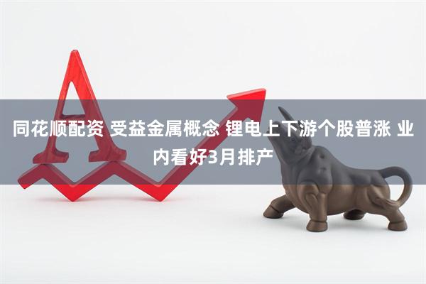 同花顺配资 受益金属概念 锂电上下游个股普涨 业内看好3月排产