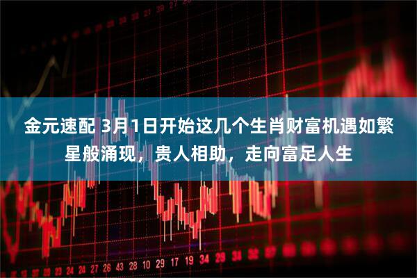 金元速配 3月1日开始这几个生肖财富机遇如繁星般涌现,贵人相助,走向富足人生